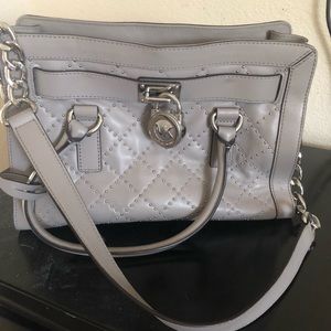 Michael Kors Grey Studded Purse